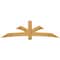 Ekena Millwork Davenport Rough Sawn Timber Gable Bracket, Western Red Cedar, 96"W x 28"H x 4"D x 6"F, 7/12 Pitch GBW096X28X0406DAV00RWR - alternate 1